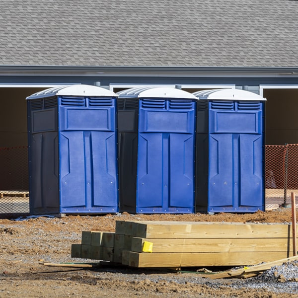 what is the expected delivery and pickup timeframe for the porta potties in Eola Illinois